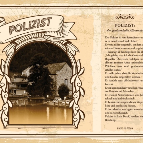 Schild Polizist Beruf Polizei Beamter Gendarm 12x18 20x30 30x40 Blech/Holz