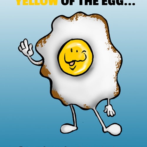 Schild Spruch My English is not the Yellow of the Egg but it goes Englisch JW