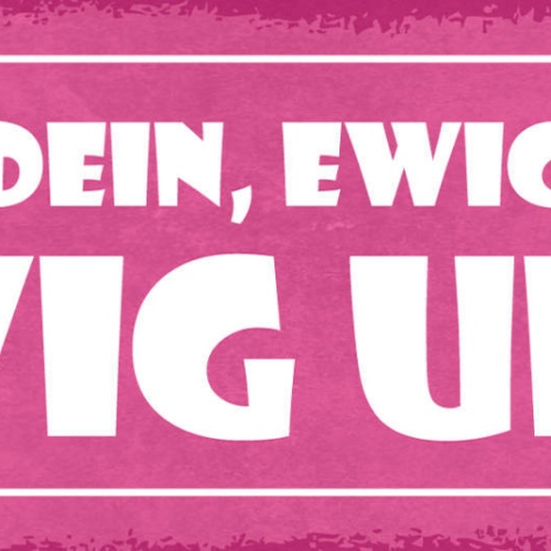 Schild Ewig Dein Ewig Mein Ewig Uns Liebe Beziehung Ehe Paar 27x10 Blech od.Holz