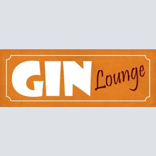 Schild gin lounge alkohol bar club lokal spirituose raum 27x10 blech od.holz