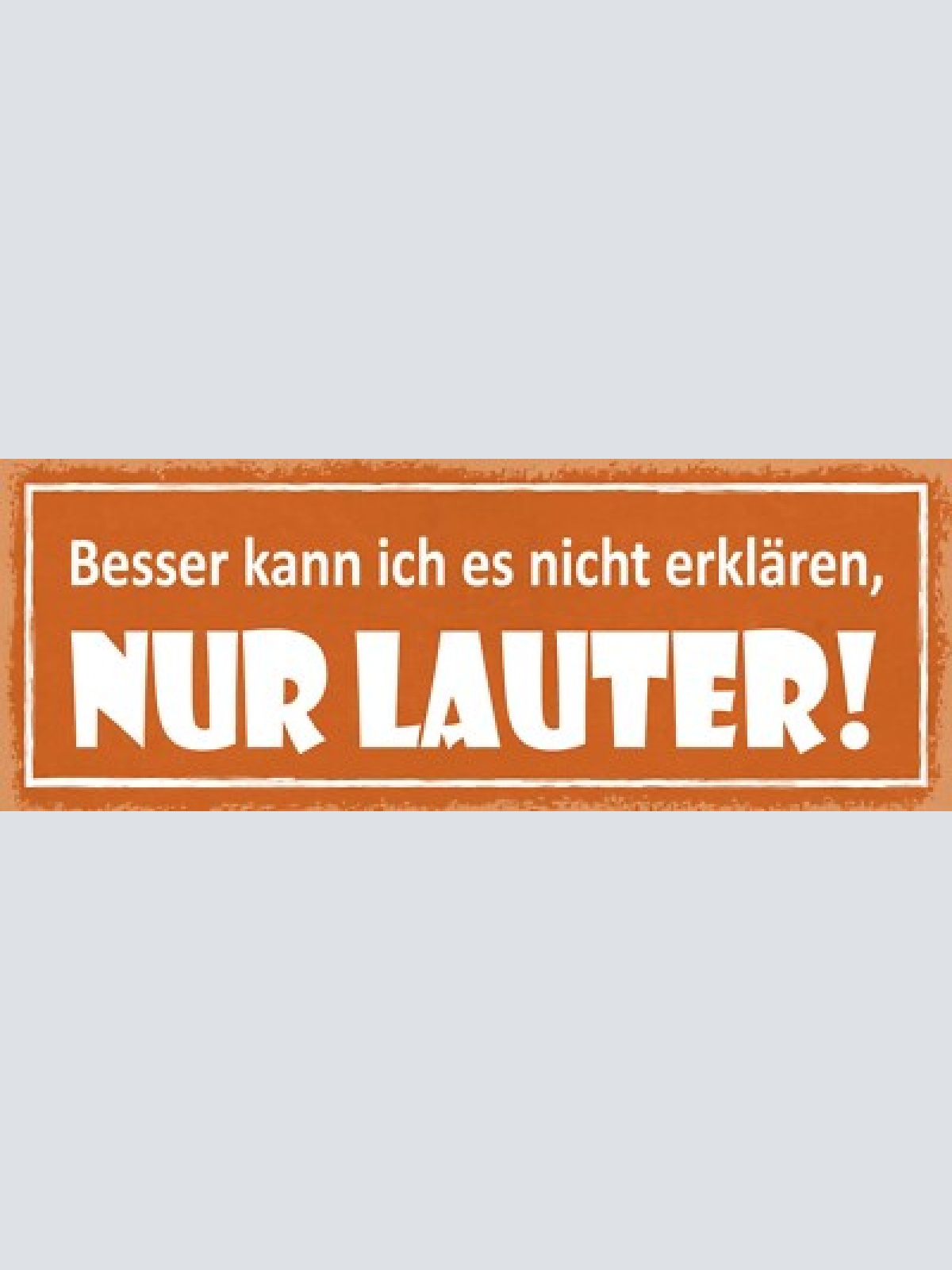 Schild besser kann ich es nicht erklären nur lauter 27x10 blech od.holz
