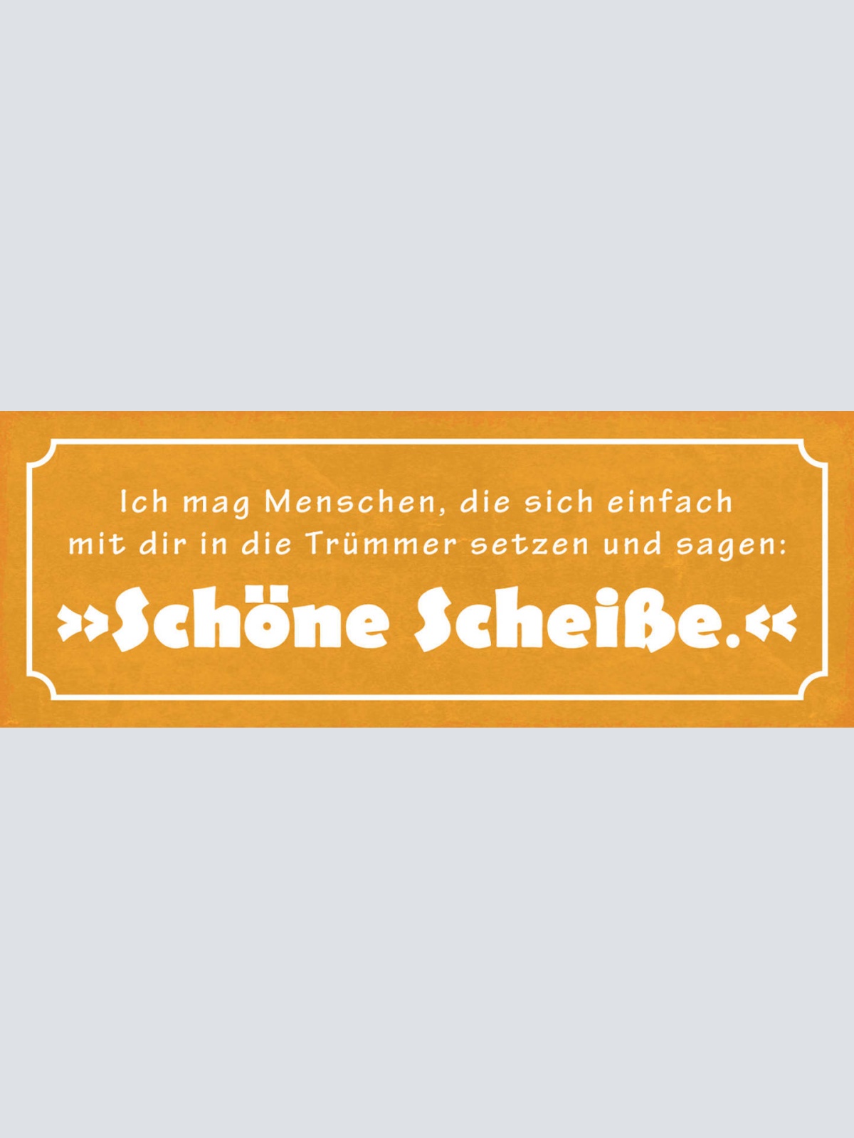 Schild Ich Mag Menschen Sich Einfach Mit Dir In Trümmer Setzen Schöne Scheiße