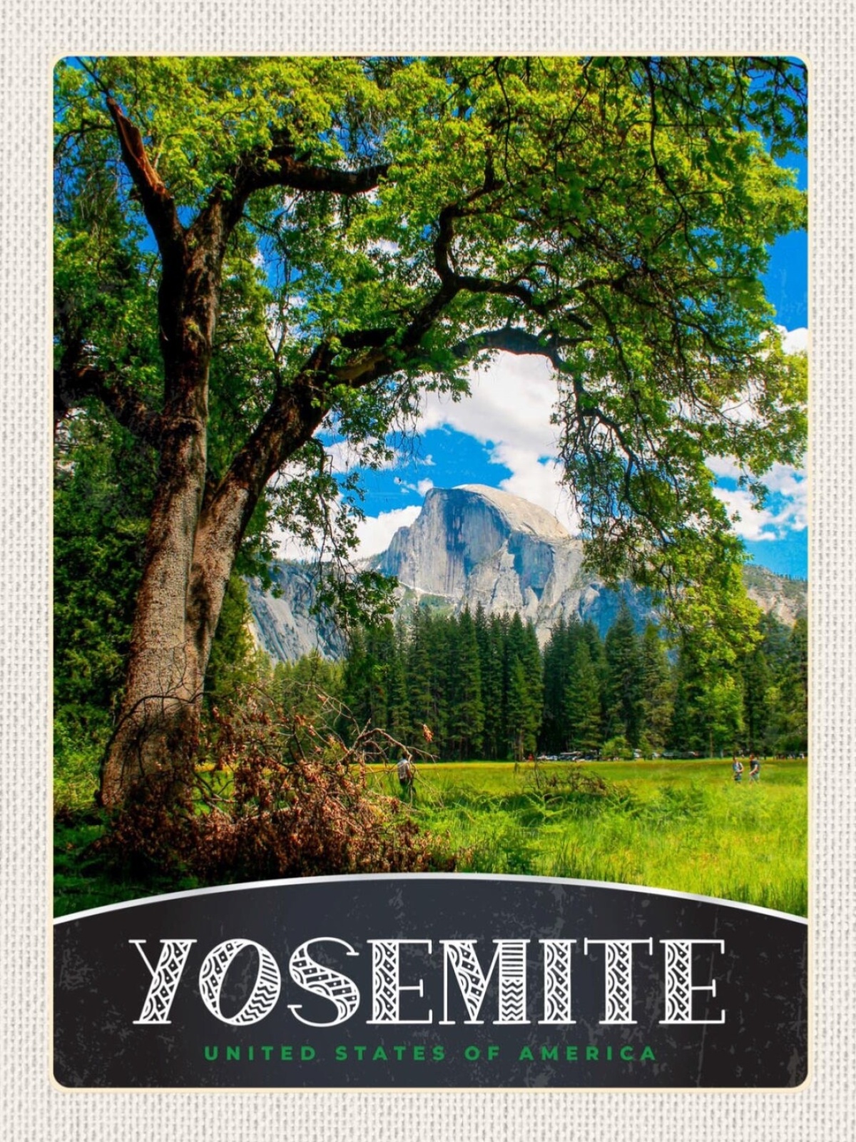 Schild Yosemite USA National Park Kalifornien 12x18 20x30 30x40 Blech/Holz