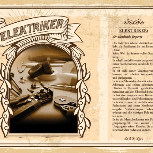 Schild Elektriker Beruf Strom Elektro Installateur 12x18 20x30 30x40 Blech/Holz