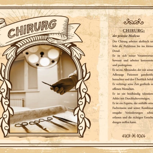 Schild Chirurg Beruf Chirurgie Arzt Operation OP 12x18 20x30 30x40 Blech/Holz