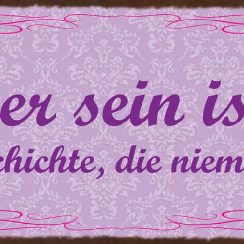 Schild Mutter Sein Ist Eine Liebesgeschichte Die Niemals Endet Kinder 27x10