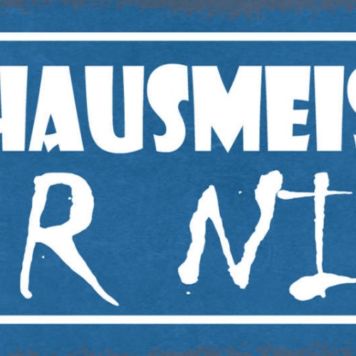 Schild Ich Hausmeister Ihr Nix Haus Wart Wohnung 27x10 Blech od.Holz