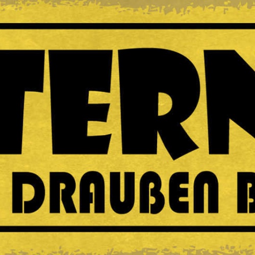 Schild Eltern Müssen Draußen Bleiben Kinder Zimmer Raum 27x10 Blech od.Holz