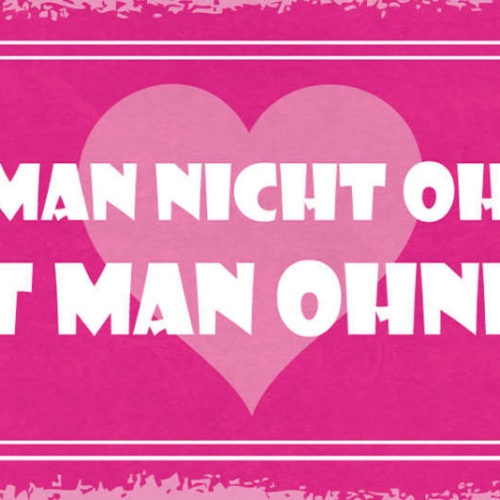 Schild Arm Ist Man Nicht Ohne Geld Arm Ist Man Ohne Herz 27x10 Blech od.Holz