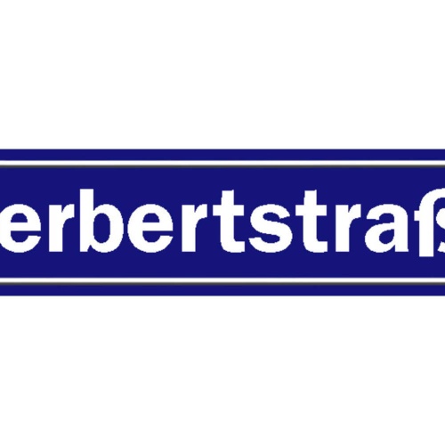 Schild Herbert Straße Hamburg Stadt Deutschland Ort Platz 46 x 10 Blech od. Holz