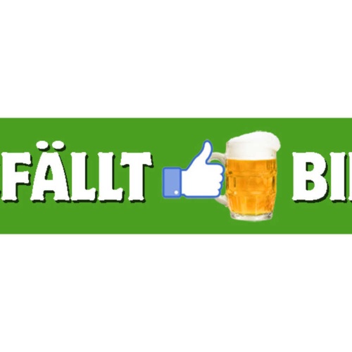 Schild Gefällt Bier Alkohol Like Facebook Glas Lokal Bar 46 x 10 Blech od. Holz