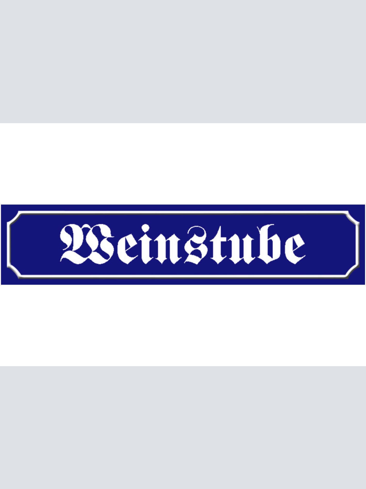 Schild Wein Stube Alkohol Lokal Kneipe Winzer Ort Straße 46 x 10 Blech od. Holz