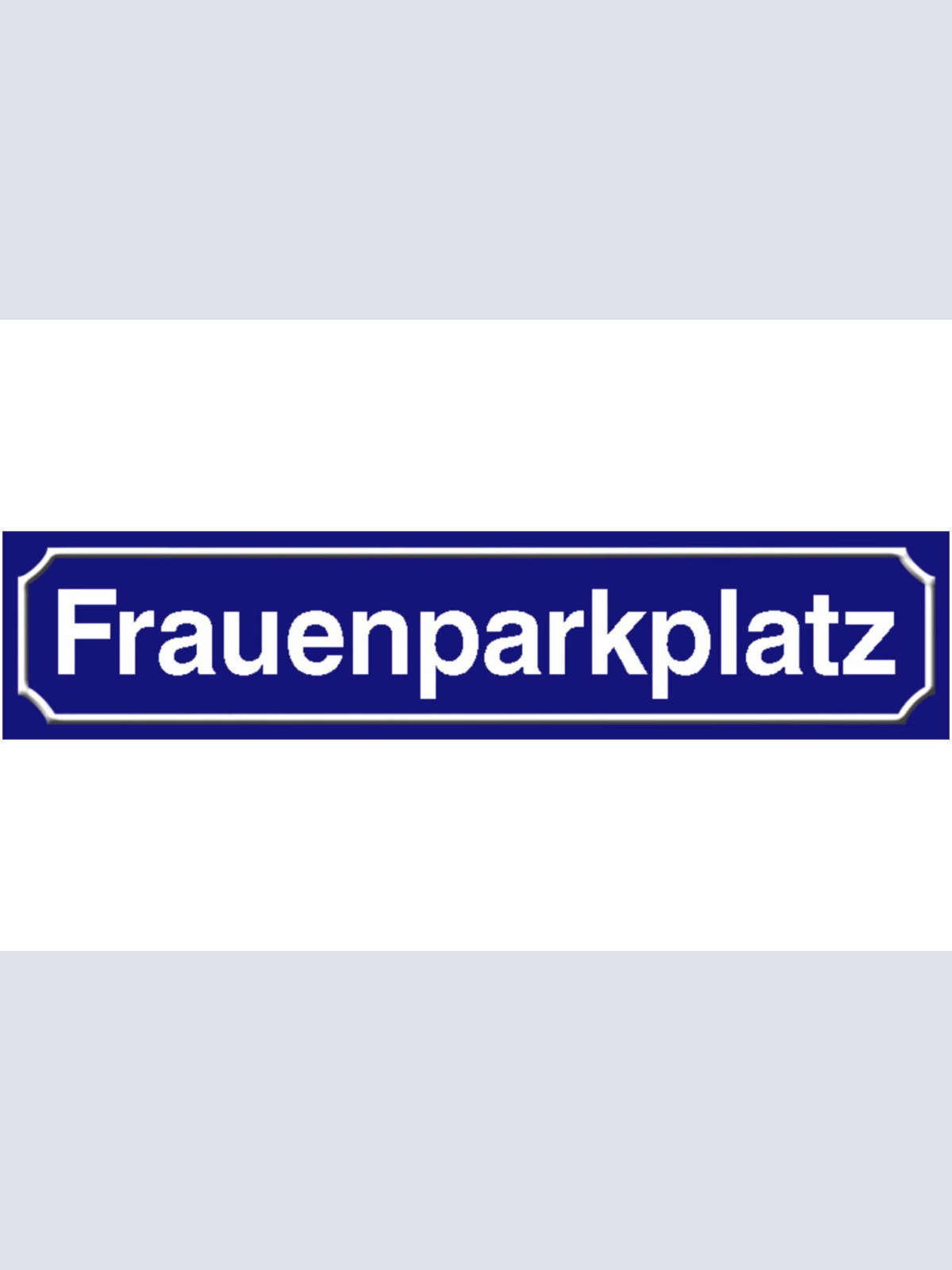 Schild Frauen Parkplatz Parken Mutter Kind Familie Straße 46 x 10 Blech od. Holz