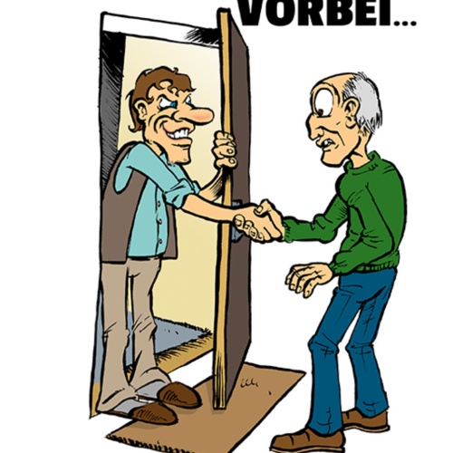 Schild Spruch Komm gerne noch mal vorbei Wenn du nicht so viel Zeit hast JW