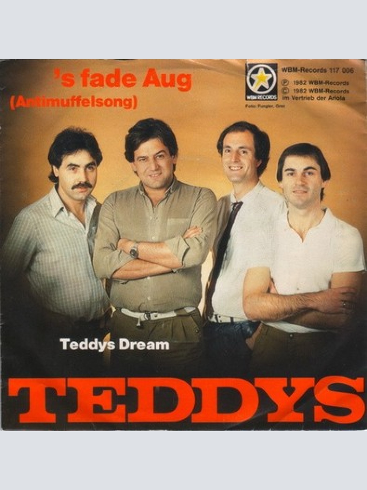 7", Single Teddys - 's Fade Aug (Antimuffelsong)
