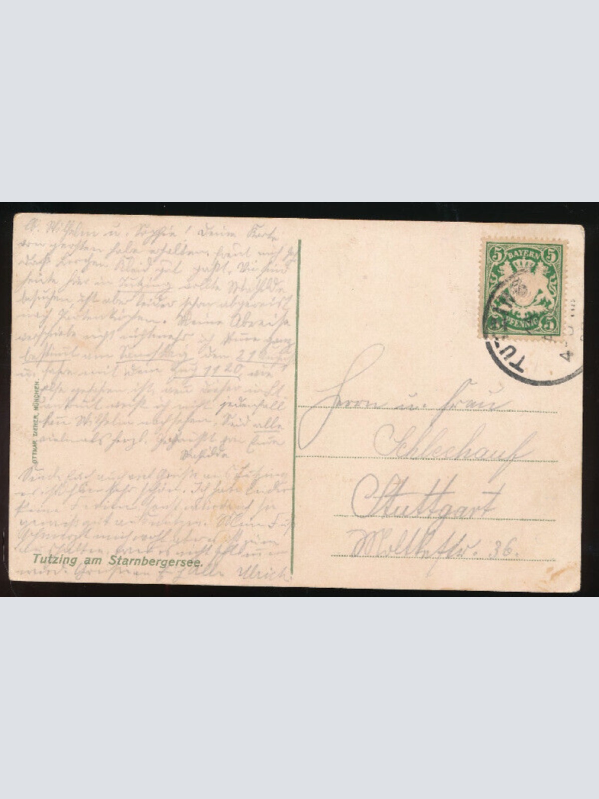 AK aus Tutzing am Starnbergersee Bayern (589)