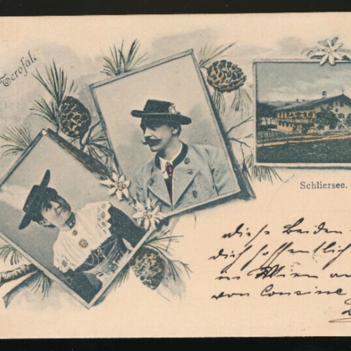 AK aus Schliersee grüsse vom Haus Terofal Bayern (598)