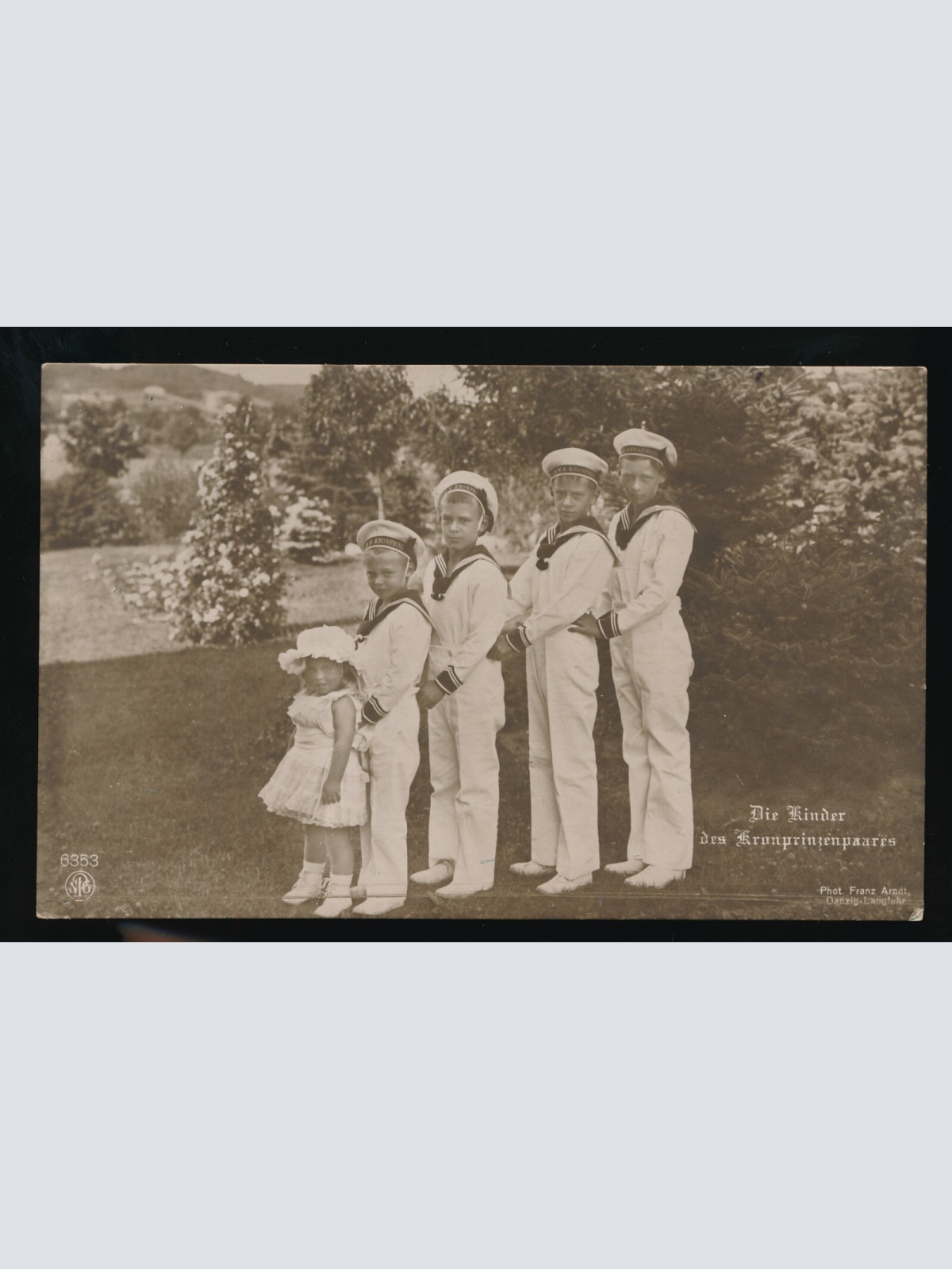 AK die Kinder des Deutschen Kronprinzenpaares (325)