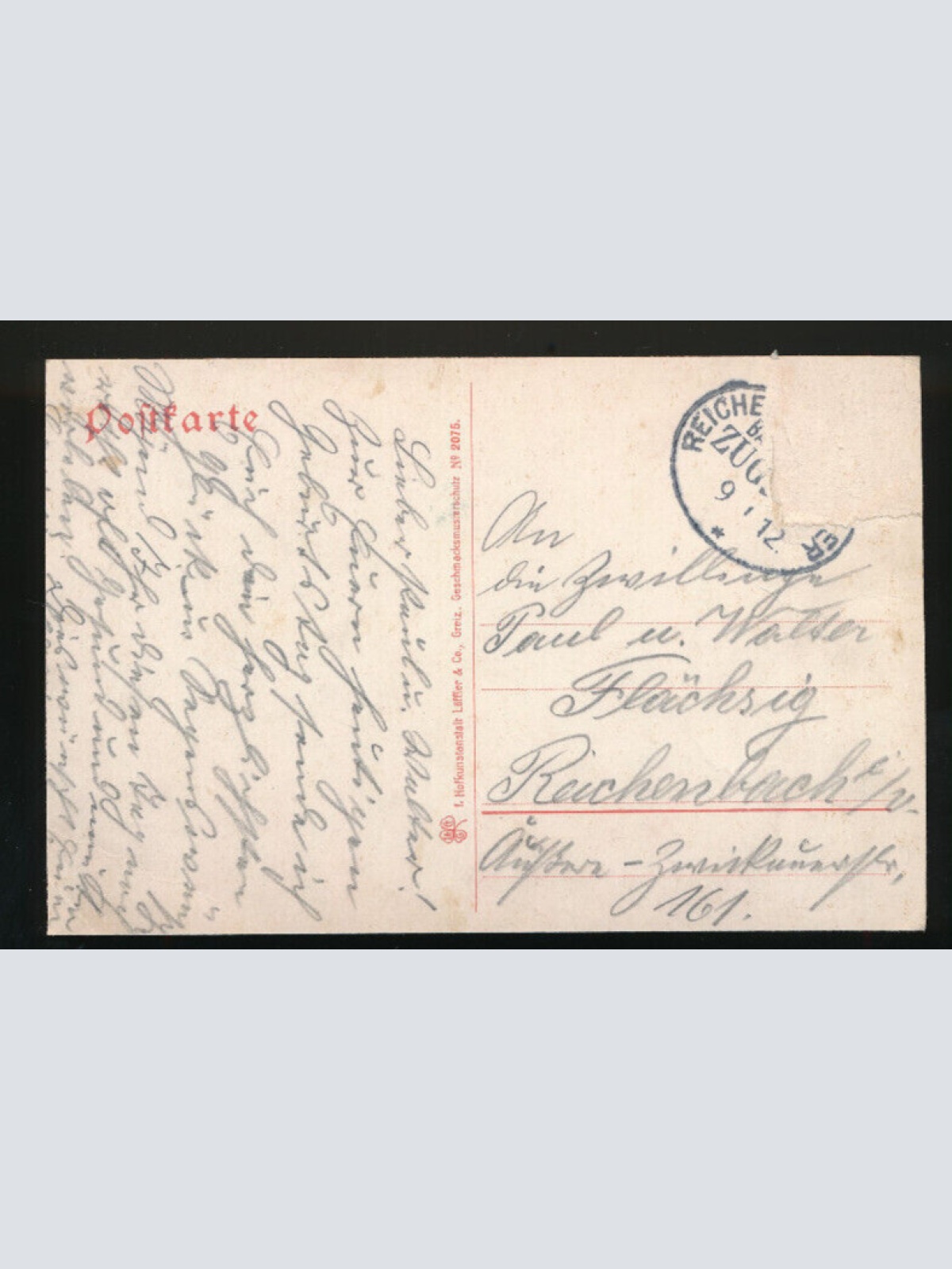 AK aus Pöhl von der Rentzschmühle im Elstertal Sachsen (268)