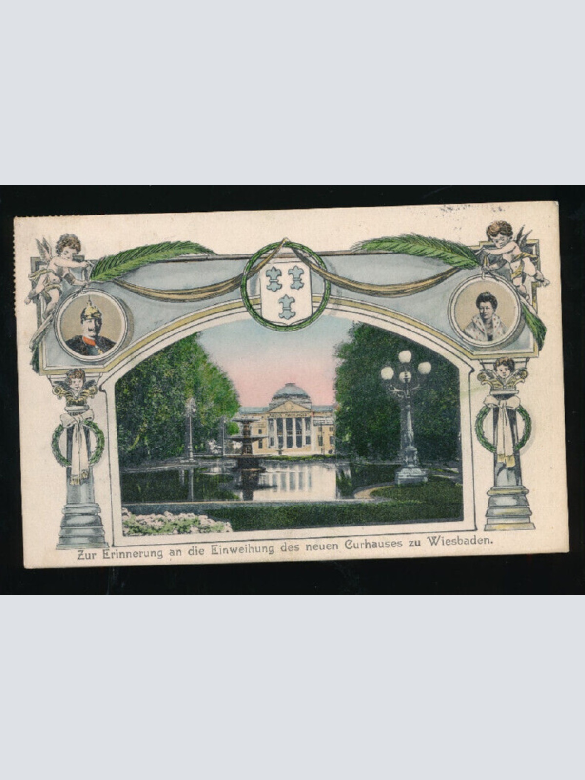 AK aus Wiesbaden neues Curhaus Hessen Deutschland (566)