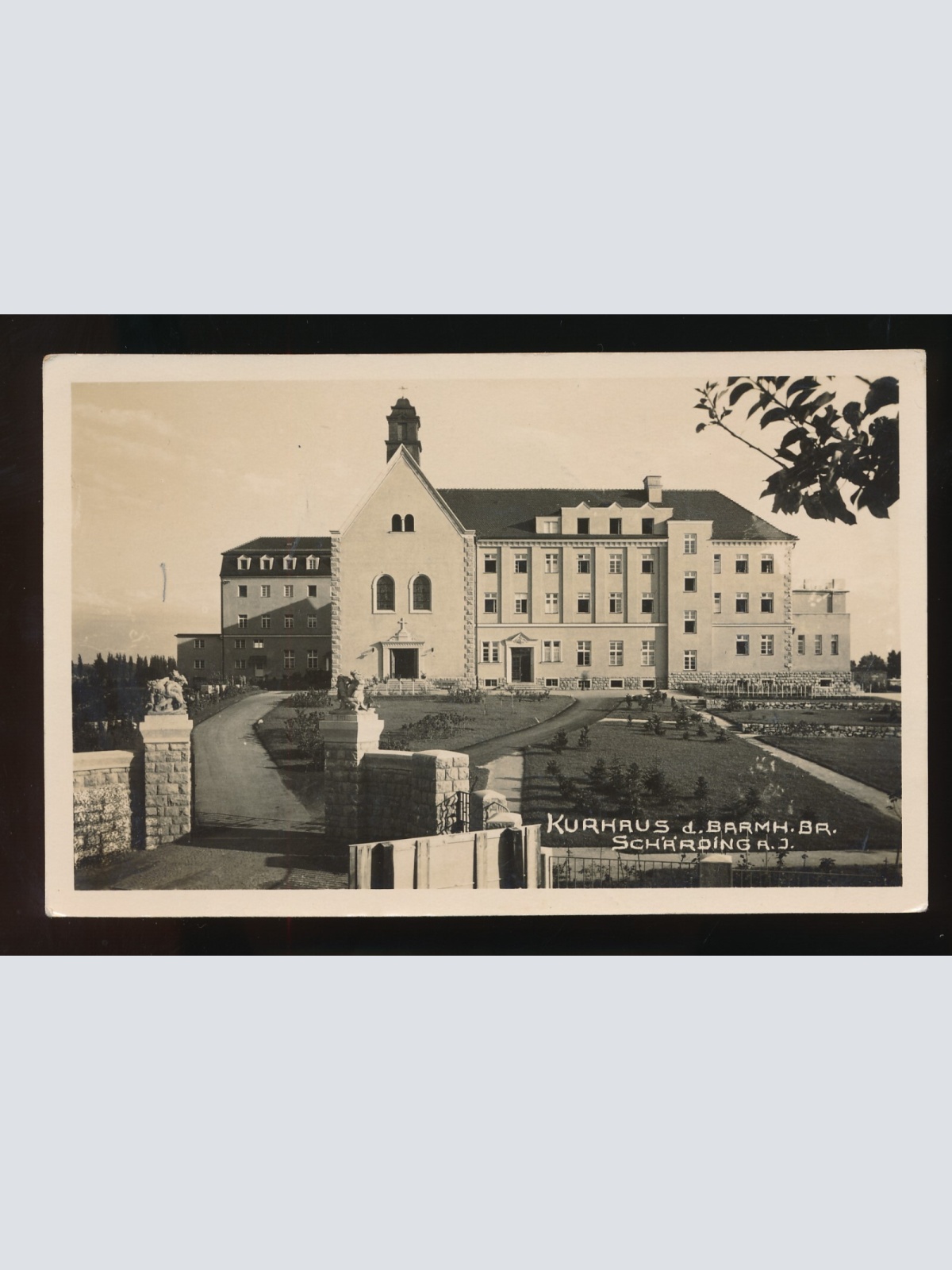 AK aus Schärding Kurhaus d. Barmherzigen. BR. Oberösterreich (415)