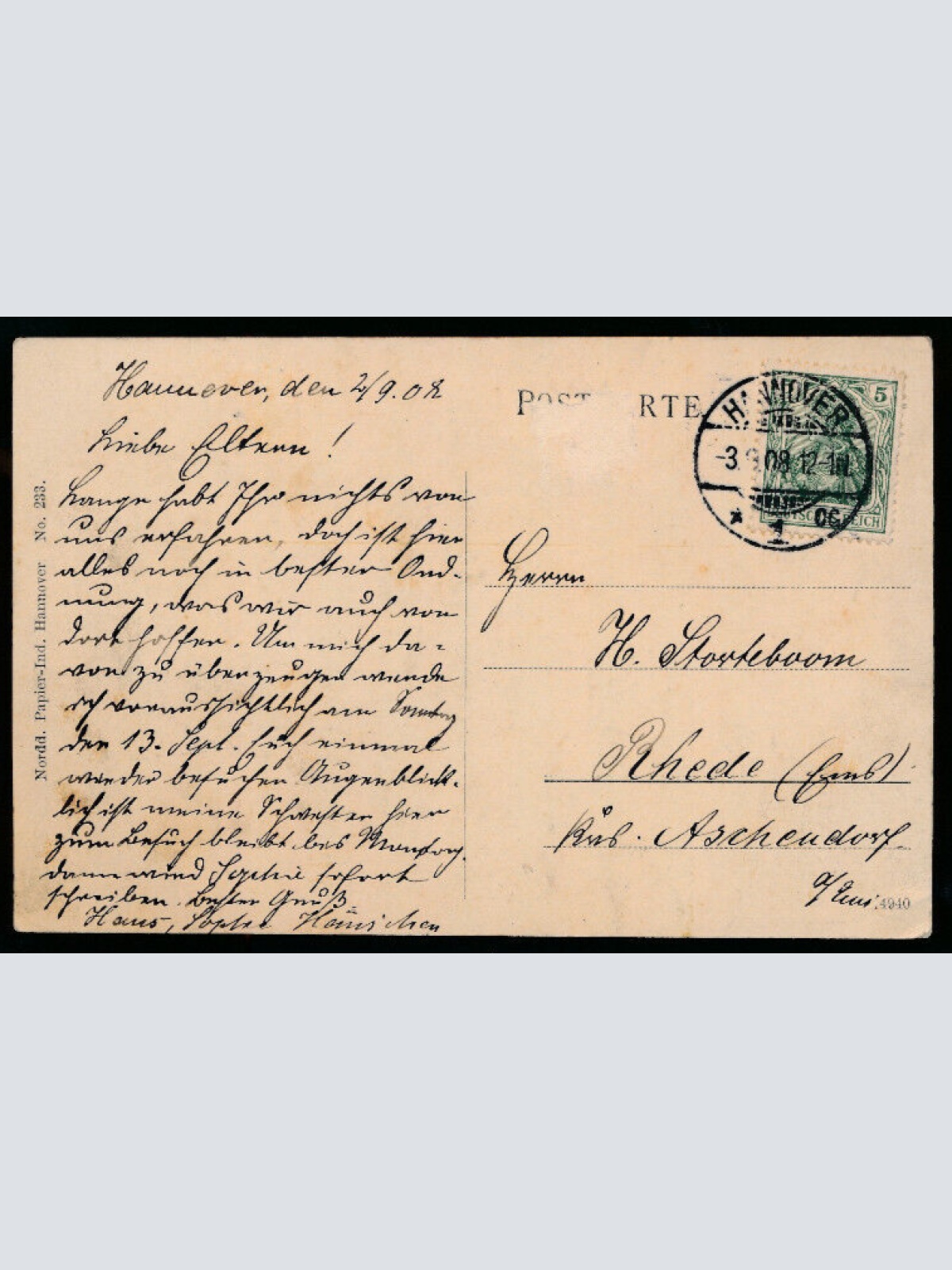 AK aus Hannover Bahnhof Niedersachsen Deutschland (580)