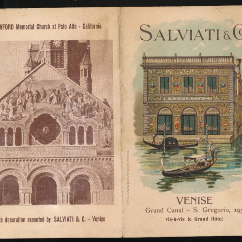 Litho-Werbe-Reklame-Karte aus Venise - Venedig Italien (724)