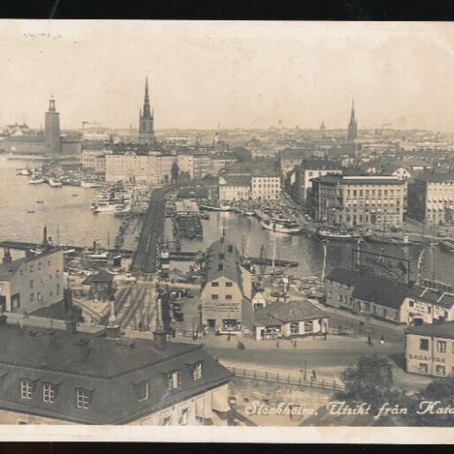 AK aus Stockholm Katarinahissen Schweden (691)