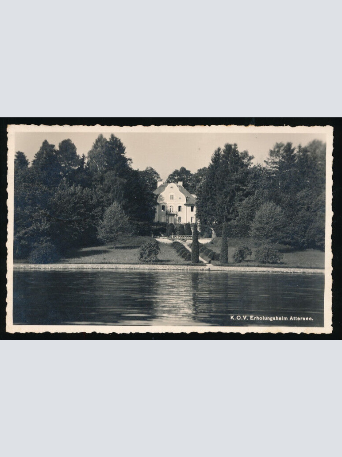 AK aus Attersee K.O.V. Erholungsheim Oberösterreich (736)