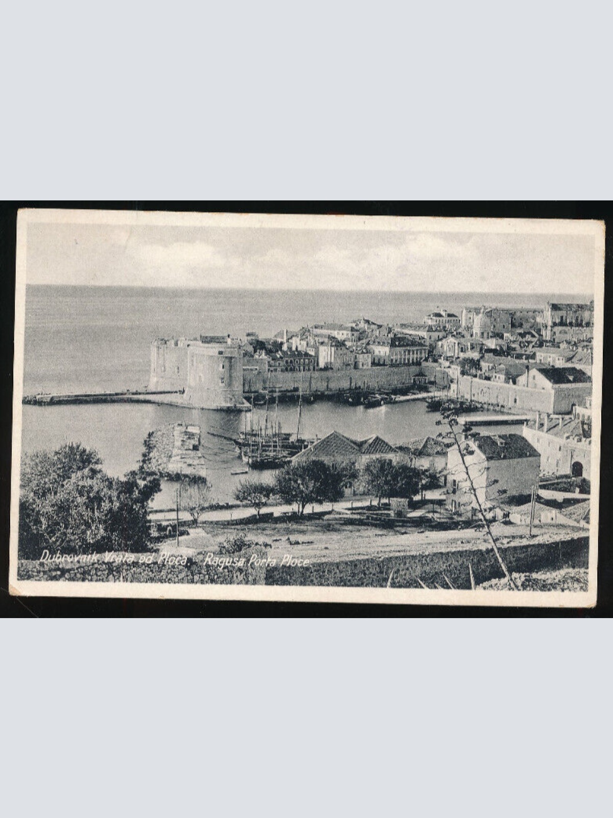 AK aus Dubrovnik Vrata od Ploca Ragusa Porta Ploce Kroatien (770)