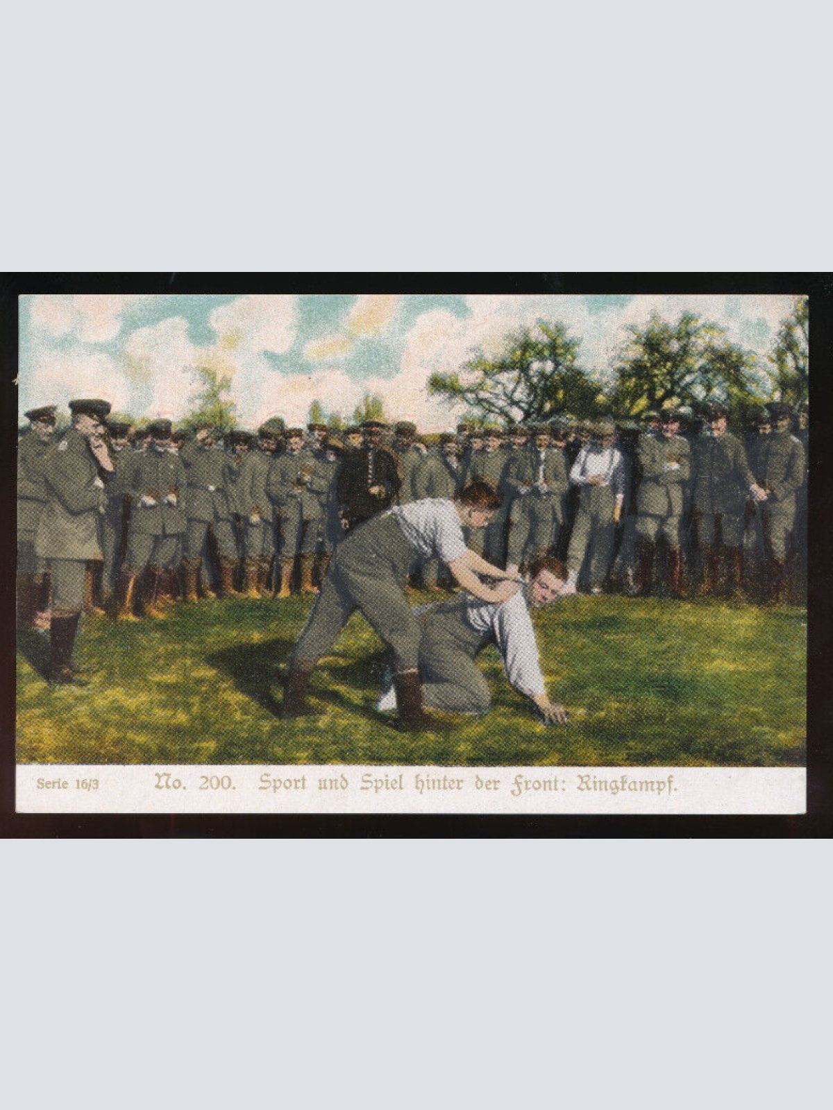 AK Sport und Spiel hinter der Front Ringkampf (751)