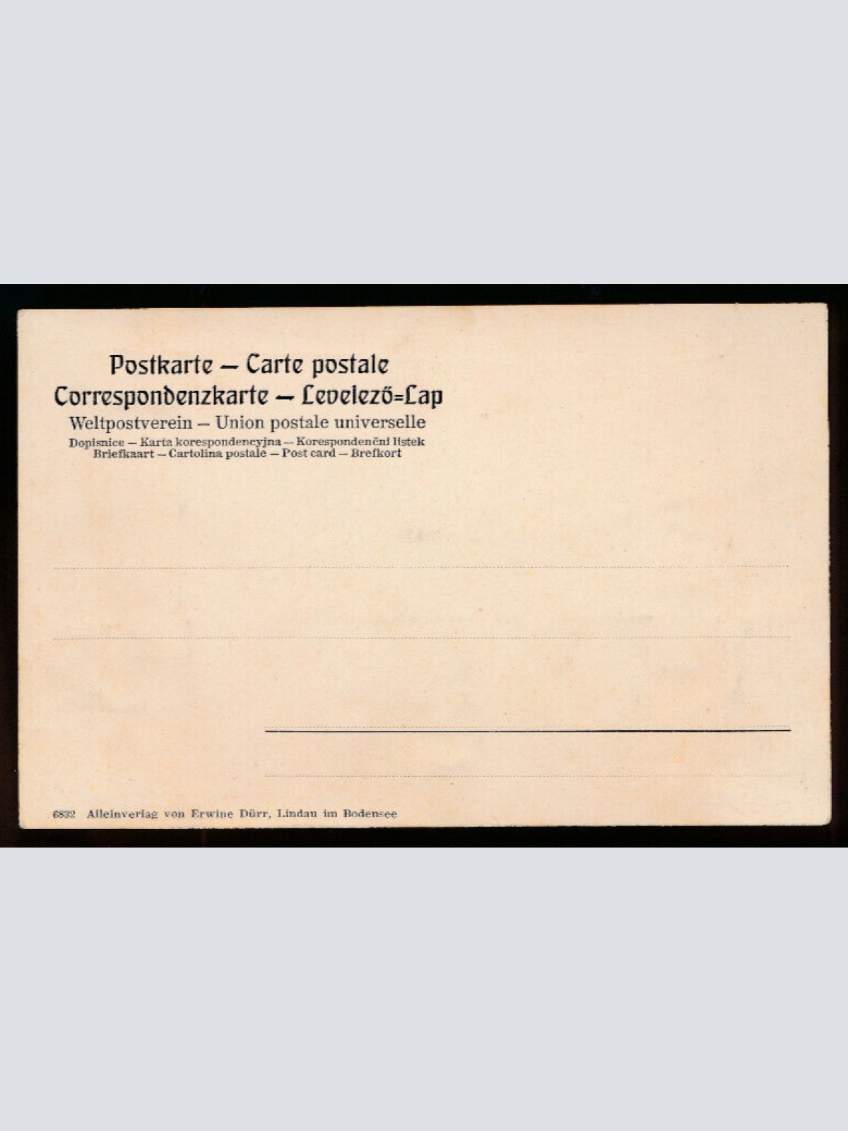 Relief - Karte aus Lindau Hafeineinfahrt mit Dampfer und Leuchtturm Bayern (631)