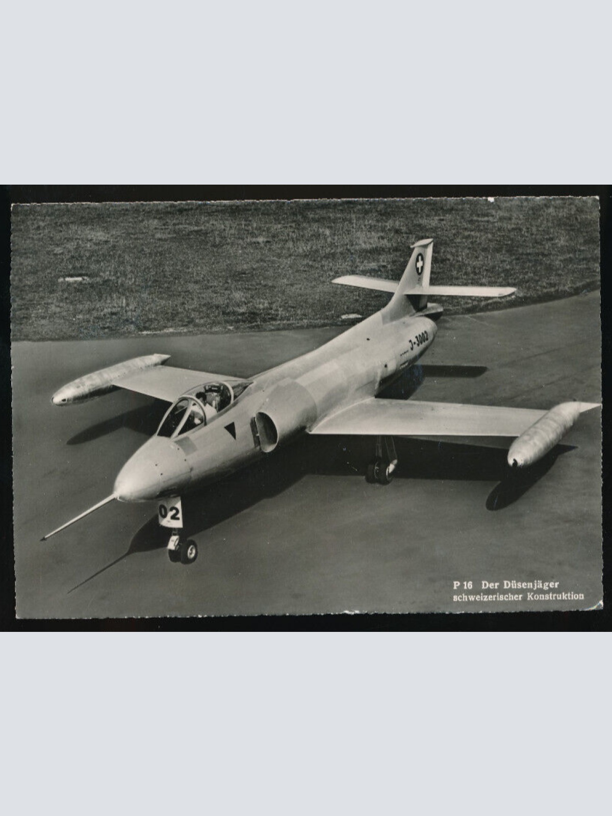 AK vom Düsenjäger P16 Schweizerische Konstruktion (620)