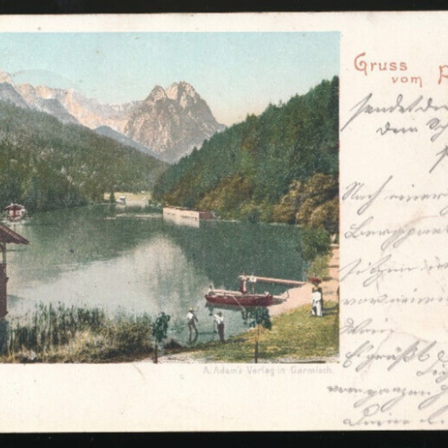 AK gruss vom Rissersee Bayern (649)