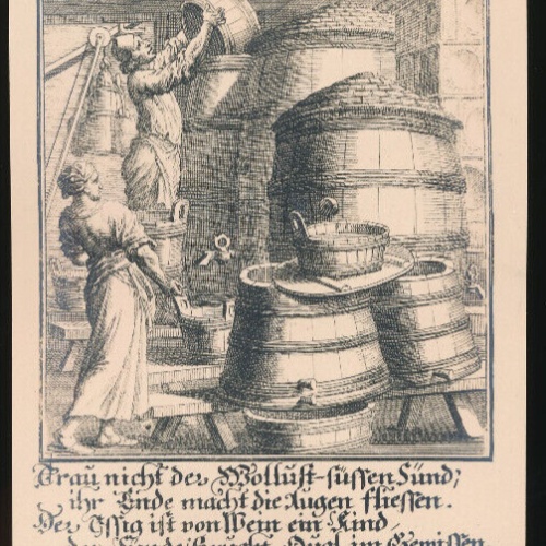 AK Berufe des Mittelalters, Weinbauer Winzer (698)