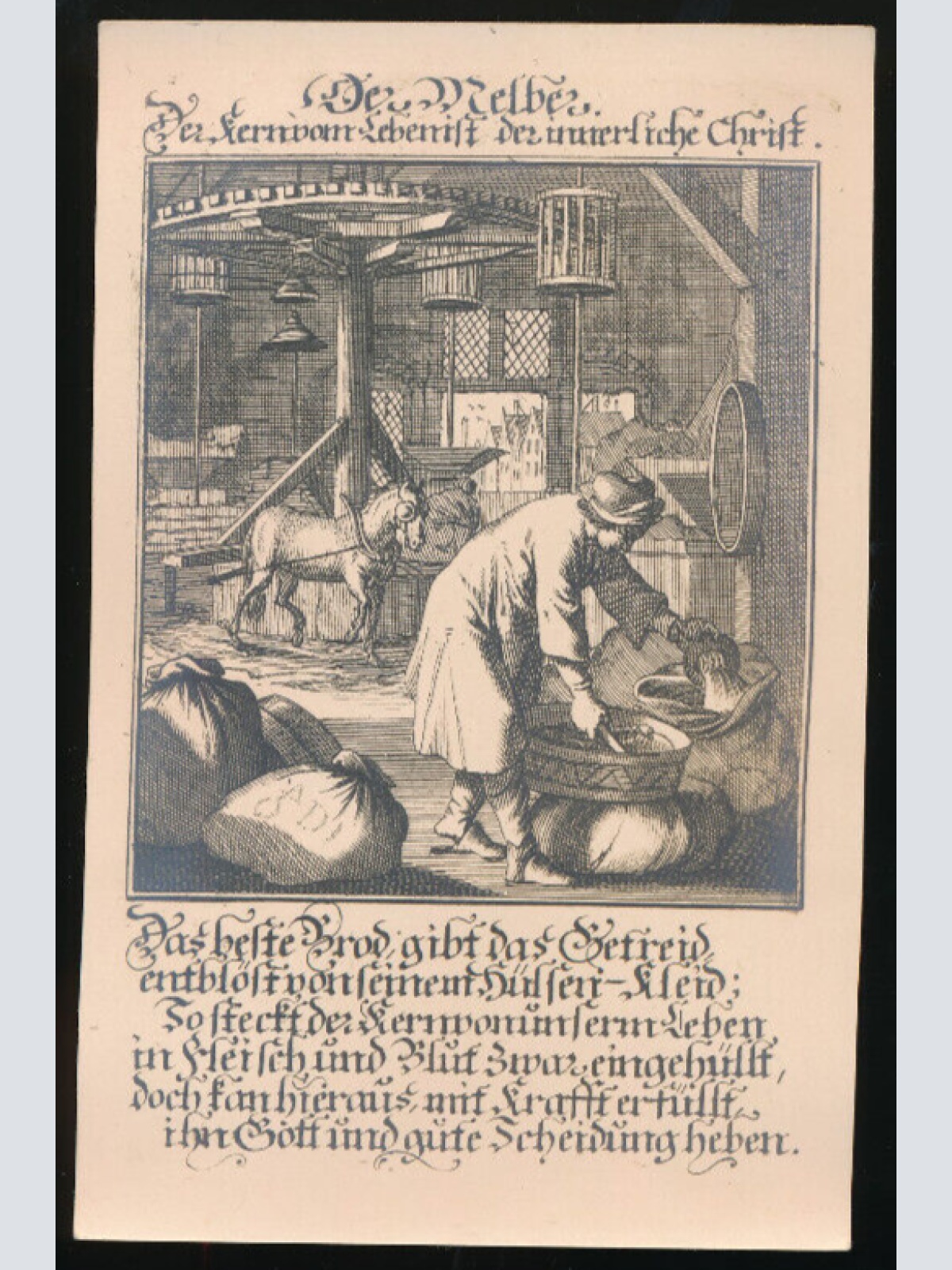 AK Berufe des Mittelalters, Handwerk, Müllner Mühle (696)