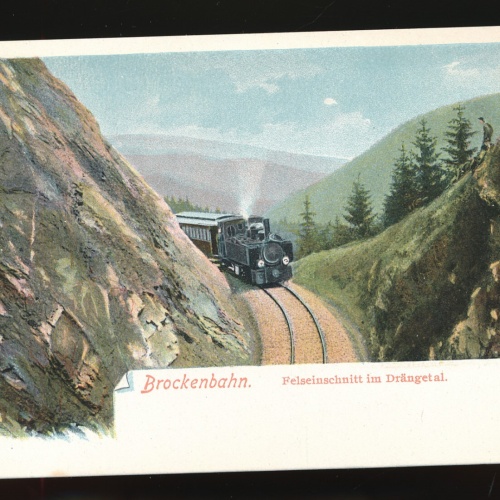 AK aus Brocken Brockenbahn Sachsen-Anhalt (40)