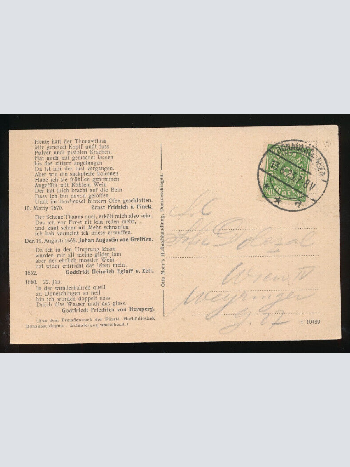 AK aus Donaueschingen Geschichte des Donau Ursprungs Baden-Württemberg (88)