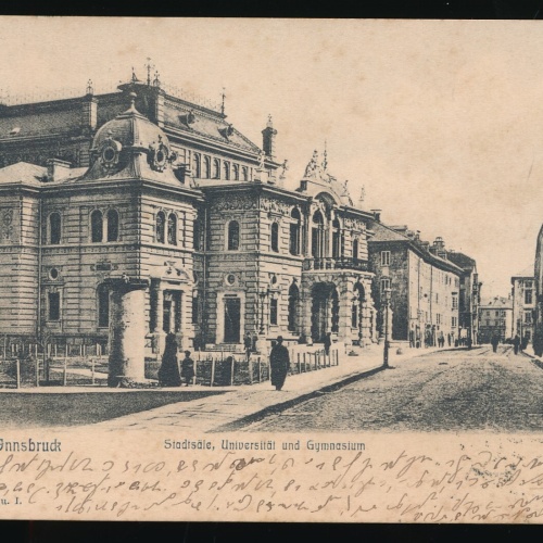 AK gruss aus Innsbruck Gymnasium Tirol (315)