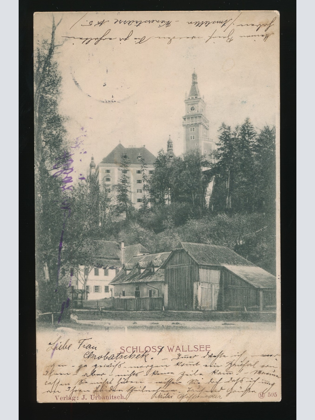 AK aus Amstetten mit Schloss Wallsee Niederösterreich (214)