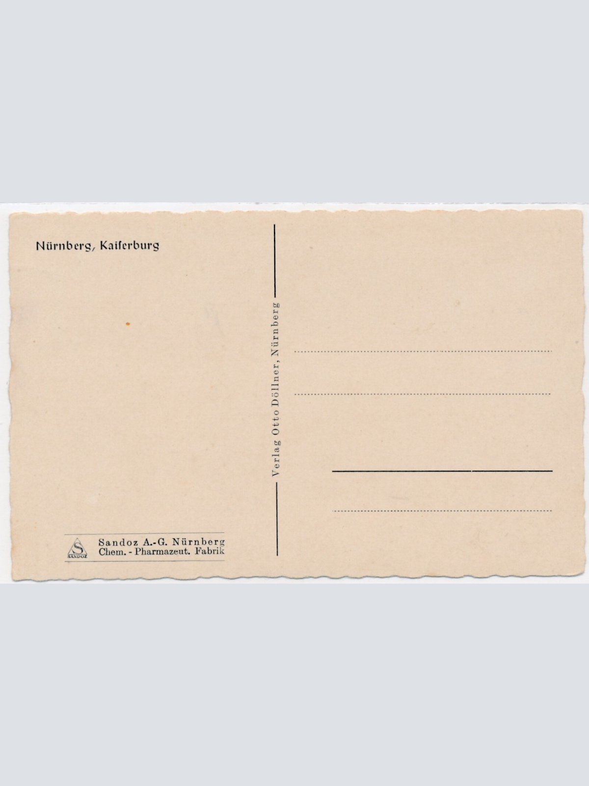 AK, Nürnberg, Bayern (S3596)