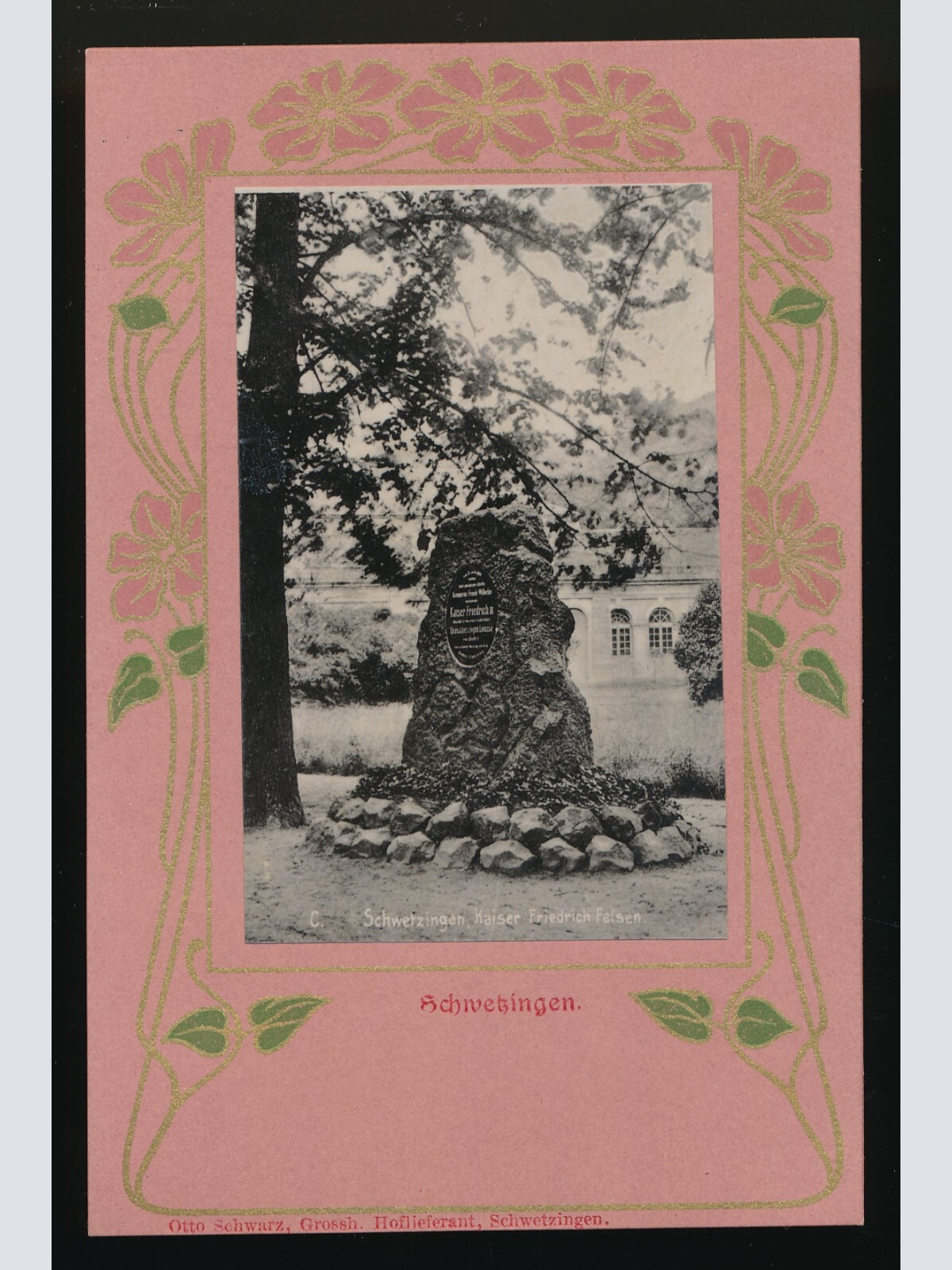 Jugenstil-Karte aus Schwetzingen Baden-Württemberg  (46)