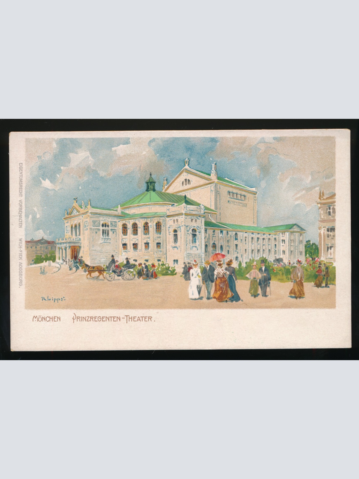 AK aus München mit Prinzregenten-Theater Bayern (111)