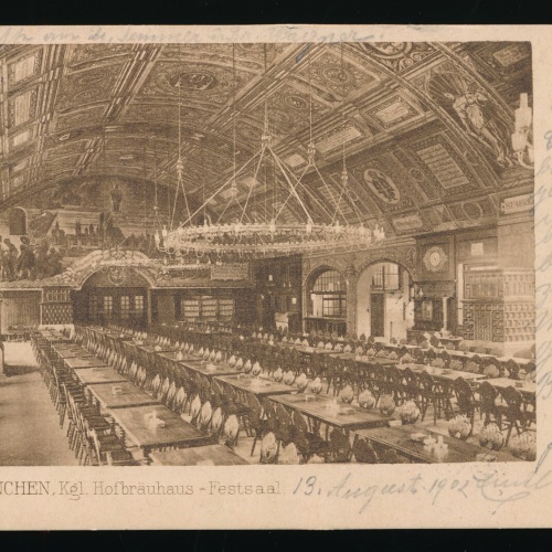 AK aus München Kgl. Hofbräuhaus Festsaal Bayern (117)