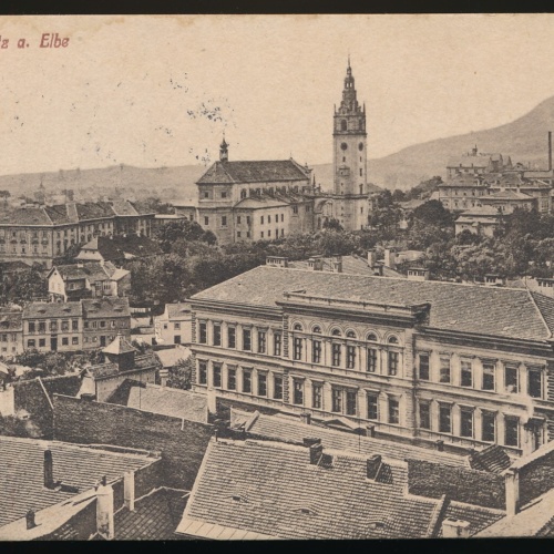 AK aus Leitmeritz a. Elbe Tschechoslowakei (81)