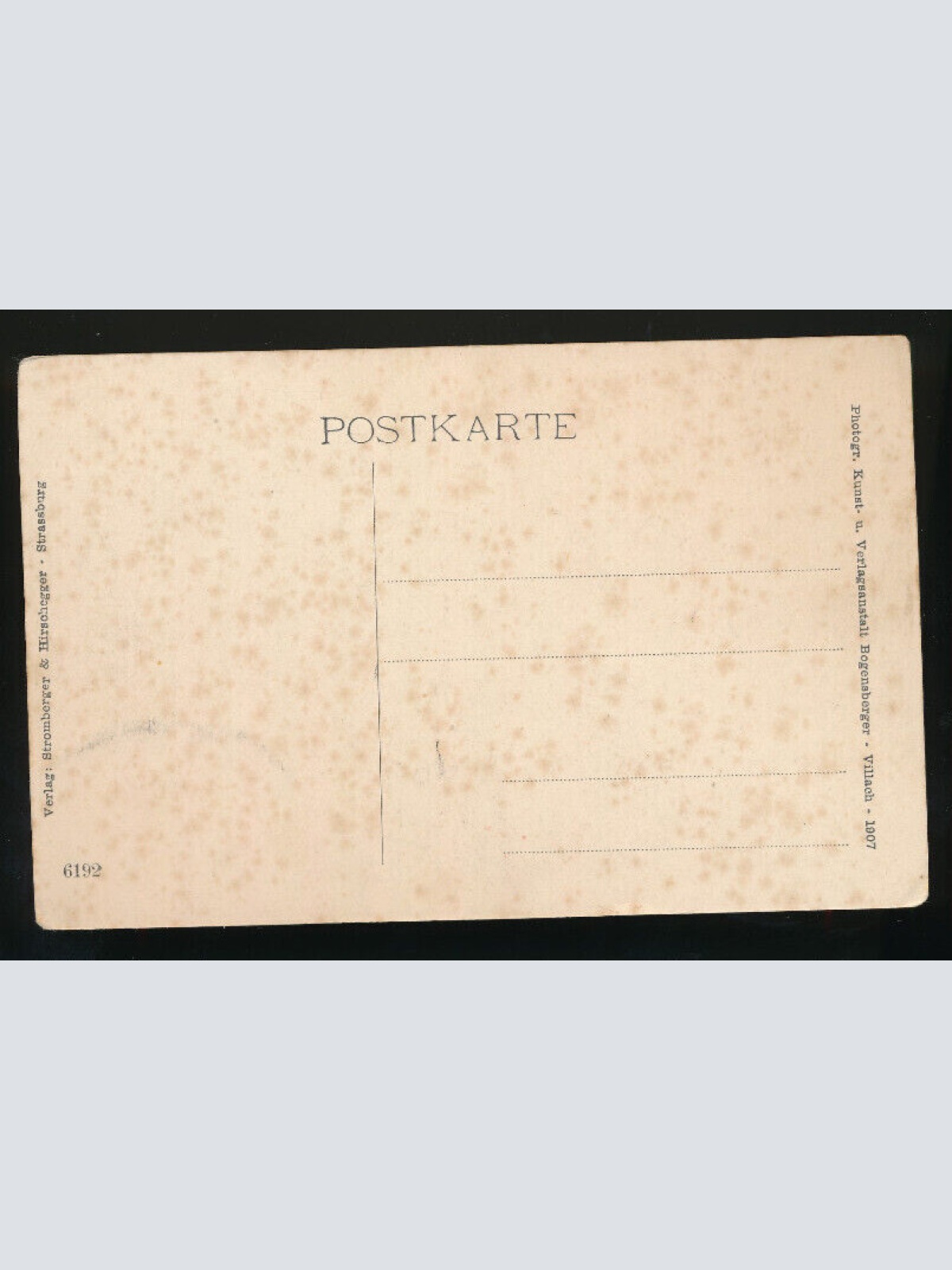 AK aus Strassburg Stadtpfarrkirche u. Schloss Kärnten (401)