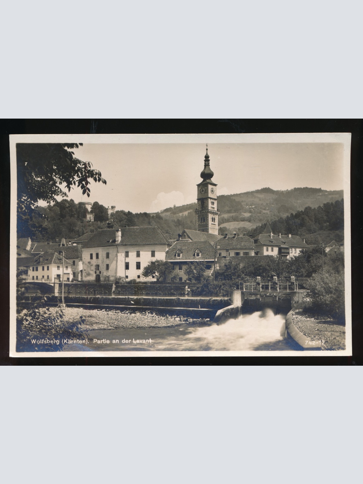 AK aus Wolfsberg Partie an der Lavant Kärnten (402)