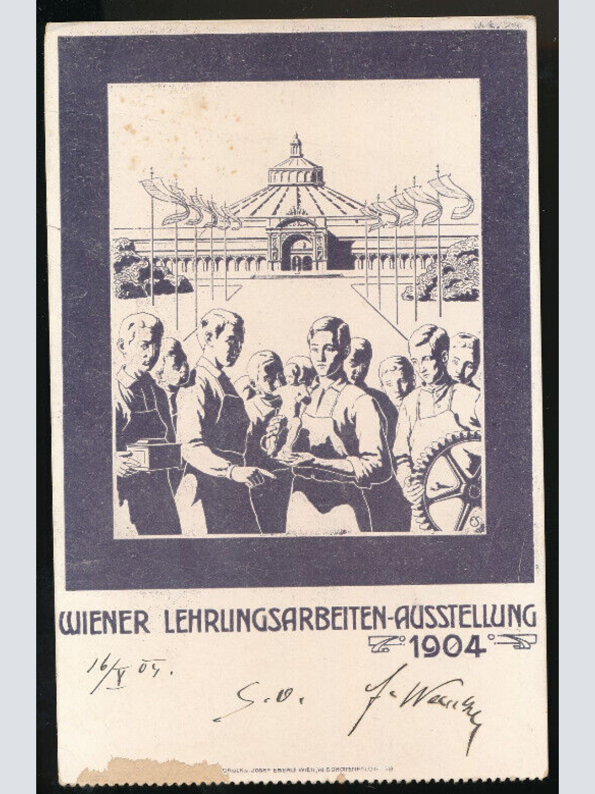 AK aus Wien, Wiener Lehrlingsarbeiten-Ausstellung 1904 (947)