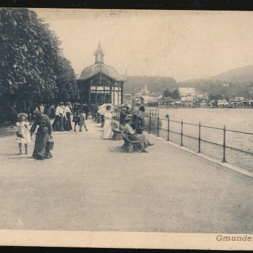 AK aus Gmunden Esplanade Oberösterreich (946)