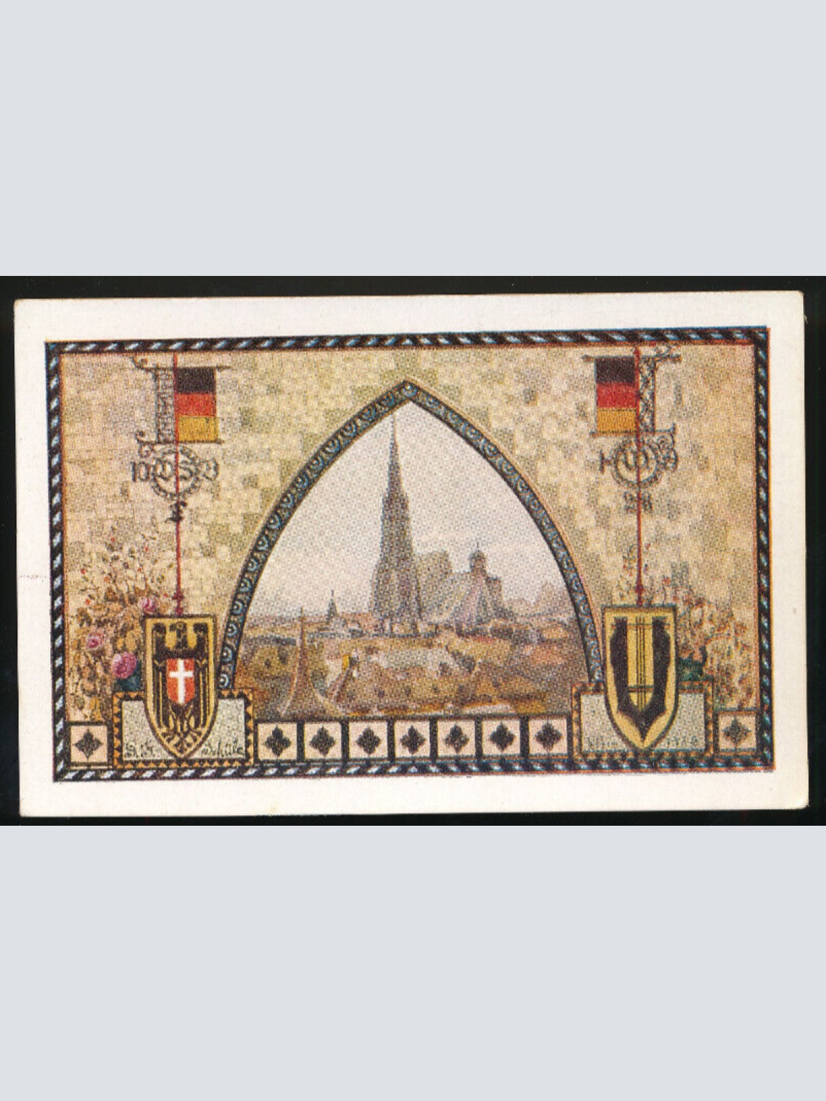 AK aus Wien Fest-Postkarte 10. Deutsches Sängerbundfest (963)